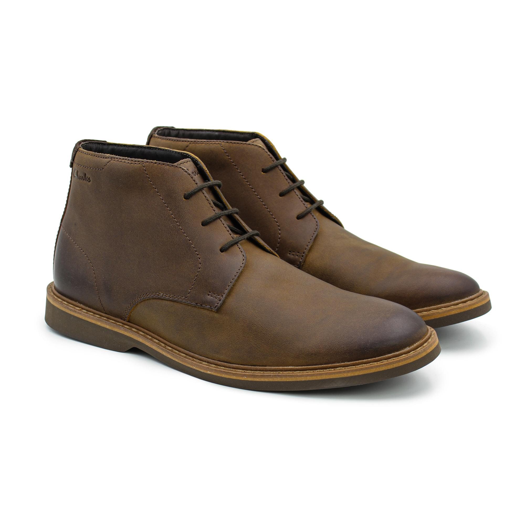 фото Ботинки мужские clarks atticuslt mid 26161400 коричневые 41 eu