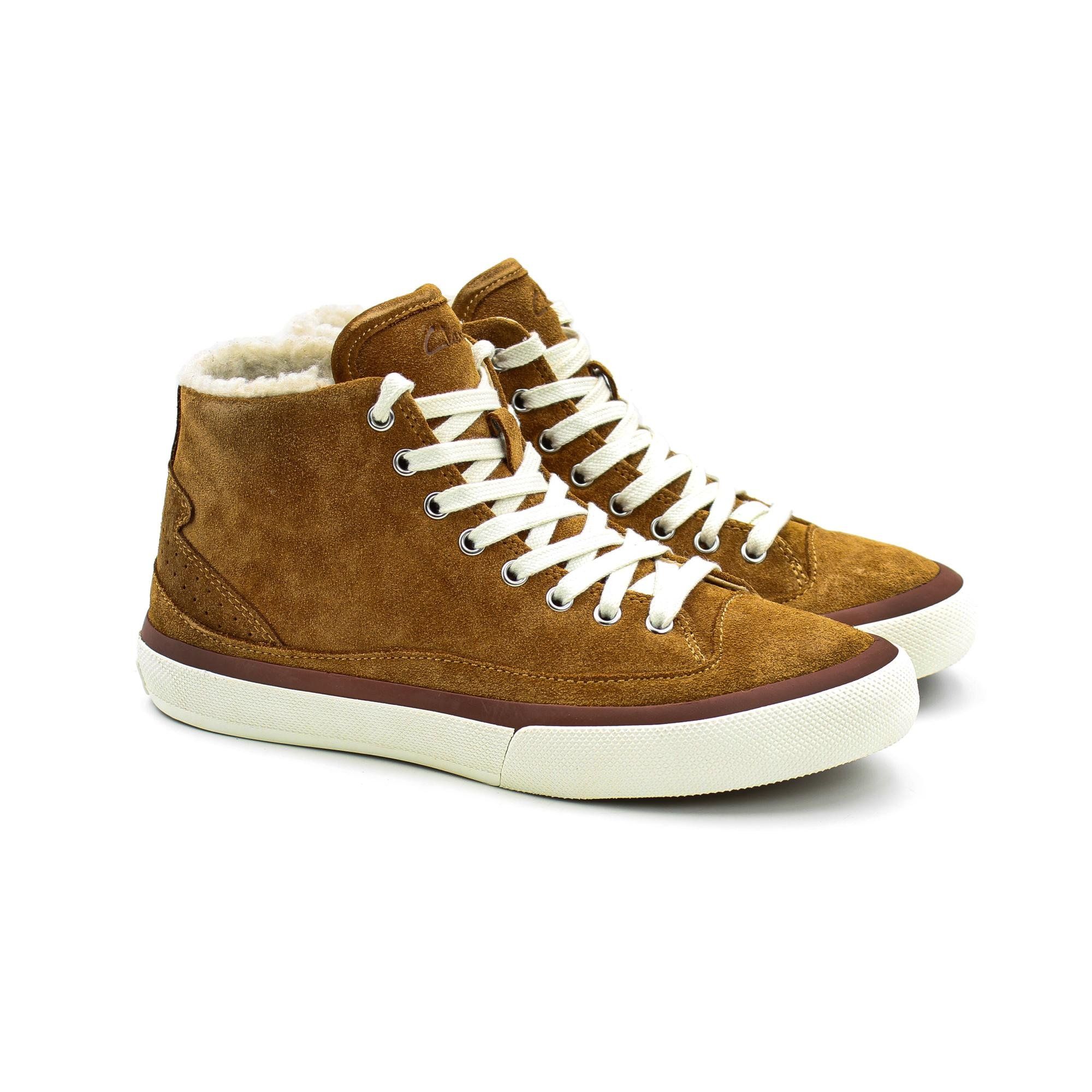 

Кеды женские Clarks Aceley Zip Hi 26161489 коричневые 41 EU, Aceley Zip Hi 26161489
