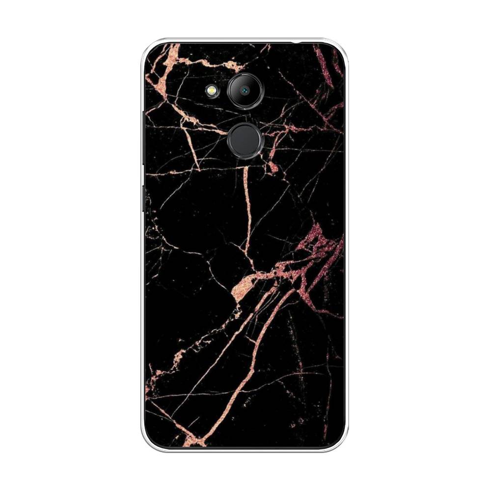 

Чехол Awog на Honor 6C Pro "Мрамор розовое золото", Черный;розовый, 63850-3