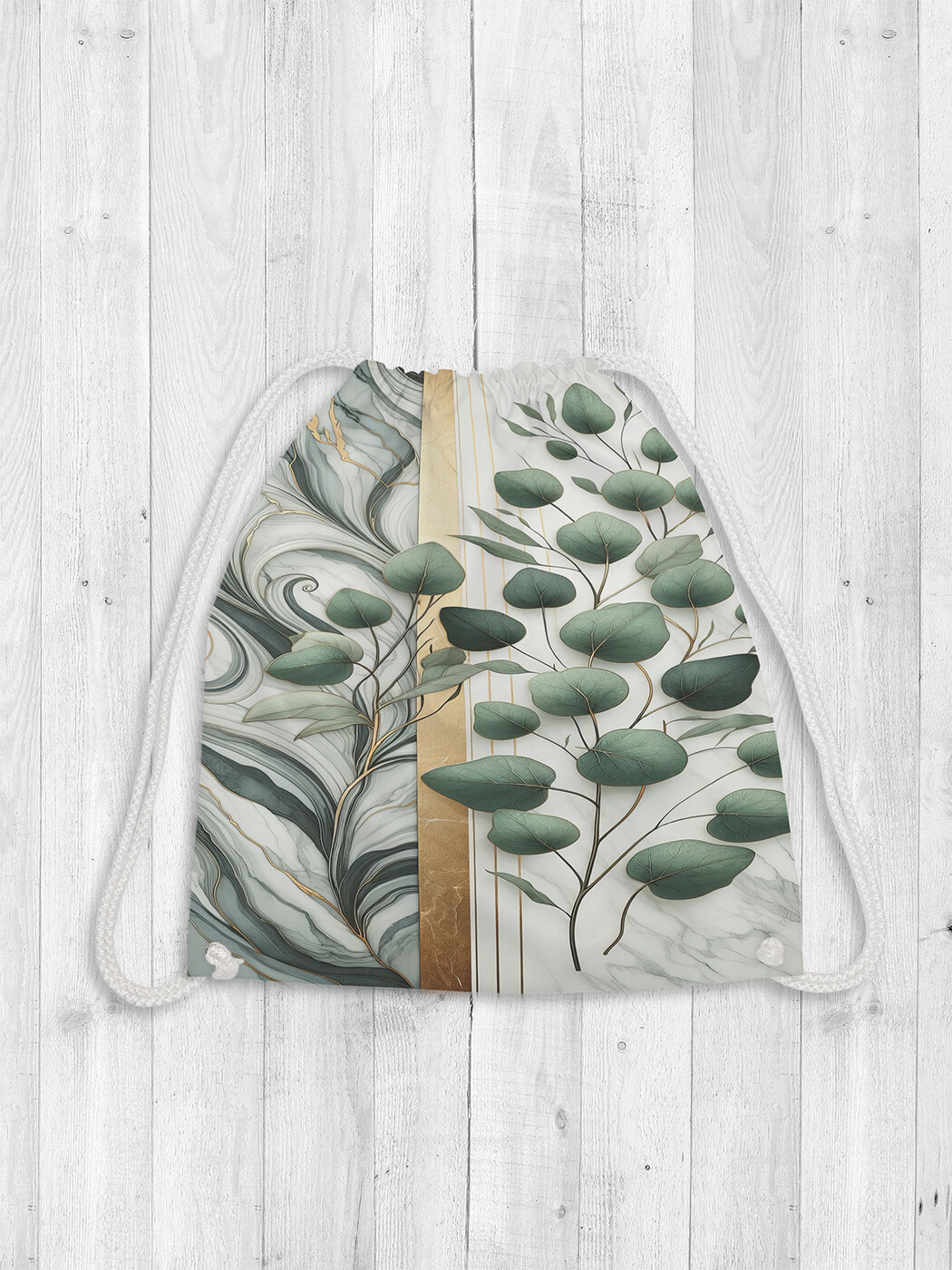 

Сумка мешок для обуви JoyArty Веточка эвкалипта 38x40 bpa sd2616, Серый, Веточка эвкалипта