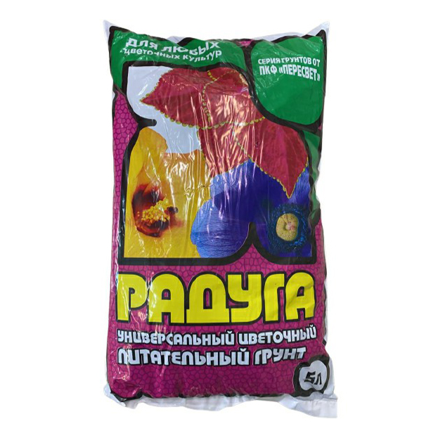 

Грунт Радуга универсальный цветочный питательный 5 л