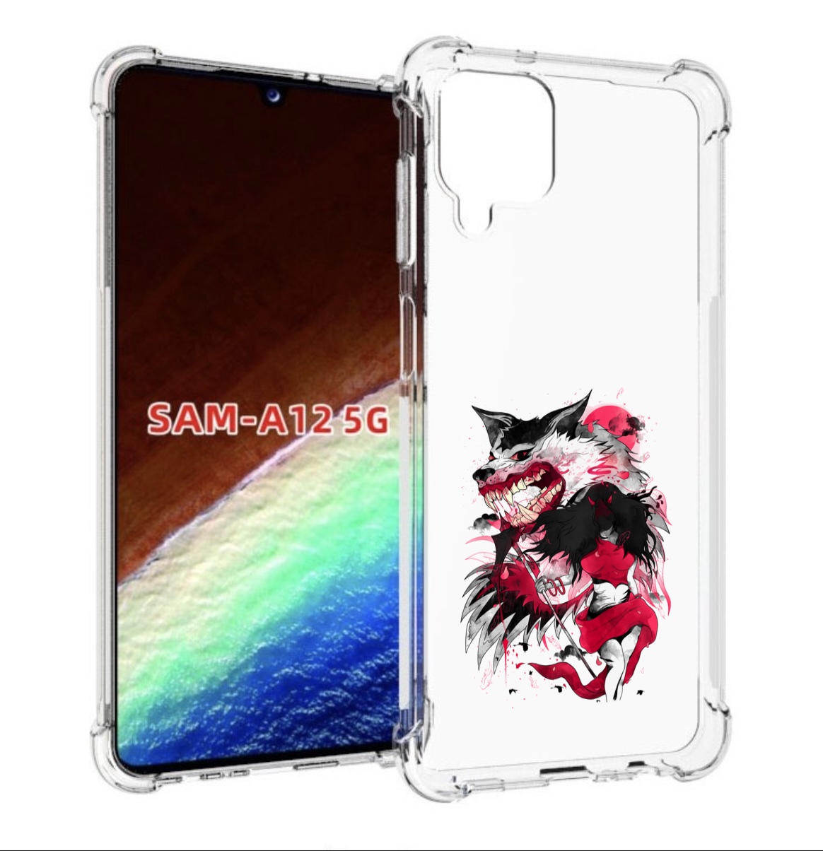 

Чехол MyPads красная шапочка для Samsung Galaxy A12 (SM-A125F) 2020/21/A12 Nacho SM-A127F, Прозрачный, Tocco