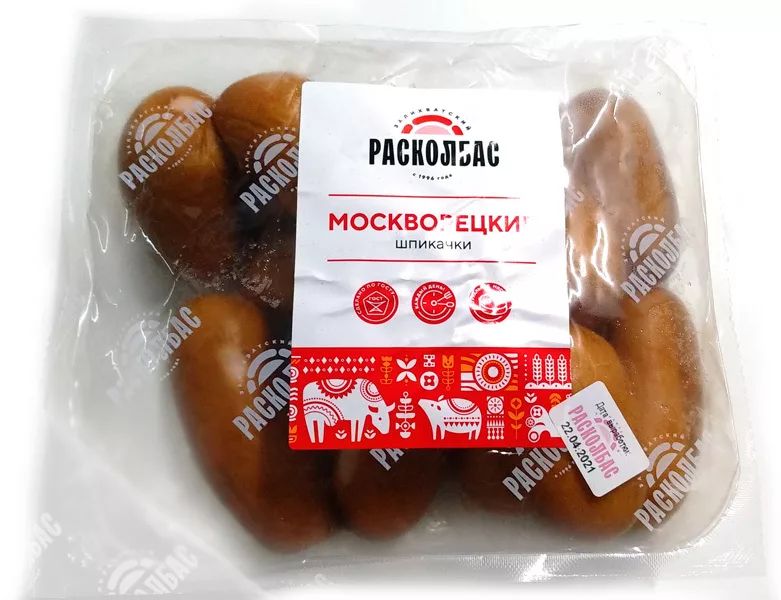 

Шпикачки Залихватский расколбас Москворецкие ГОСТ +-1 кг