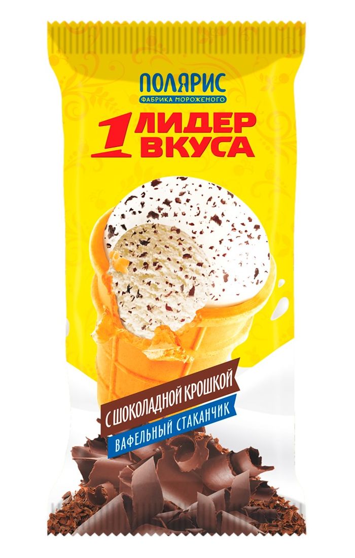 

Мороженое Лидер вкуса с шоколадной крошкой СЗМЖ 70 г