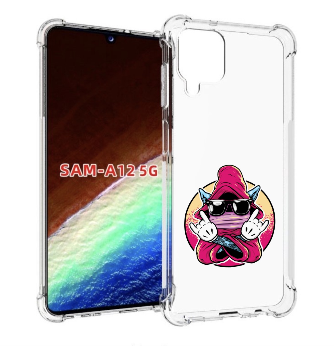 

Чехол MyPads йоу для Samsung Galaxy A12 (SM-A125F) 2020/21/A12 Nacho SM-A127F, Прозрачный, Tocco