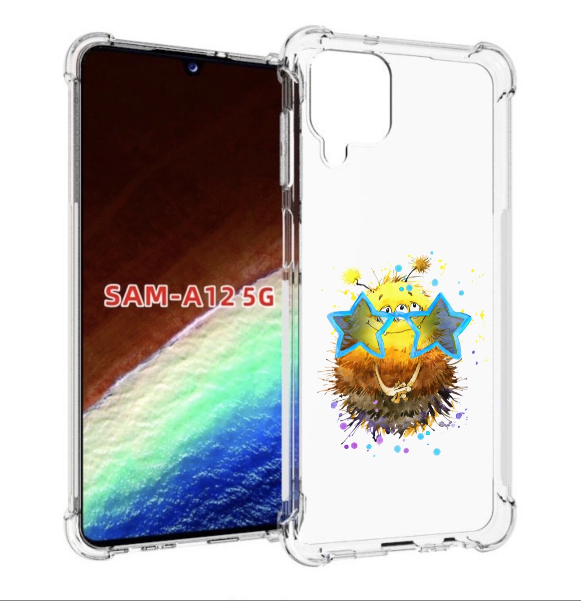 

Чехол MyPads Буня для Samsung Galaxy A12 (SM-A125F) 2020/21/A12 Nacho SM-A127F, Прозрачный, Tocco