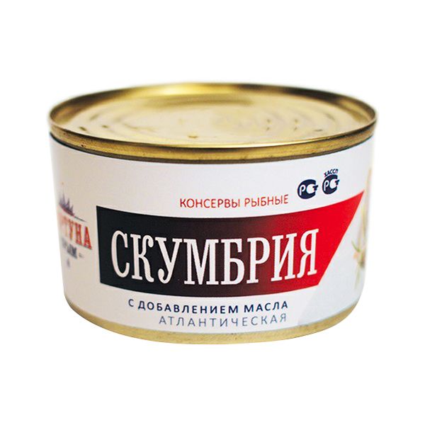 

Скумбрия Фаворит кусочки с добавлением масла 240 г