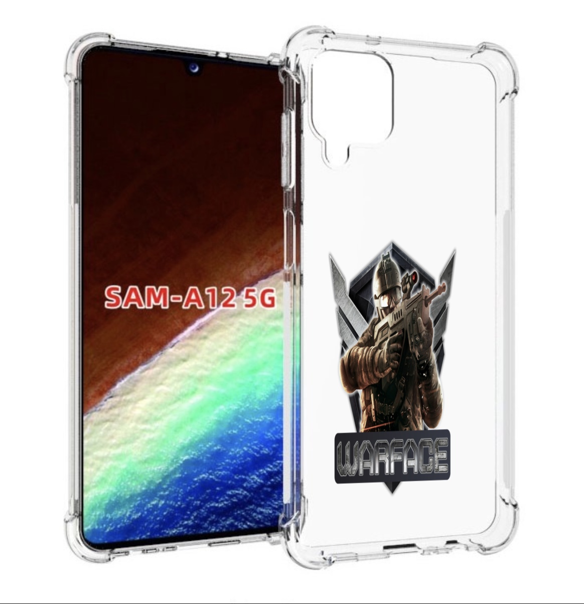 

Чехол MyPads игра про войну для Samsung Galaxy A12 (SM-A125F) 2020/21/A12 Nacho SM-A127F, Прозрачный, Tocco