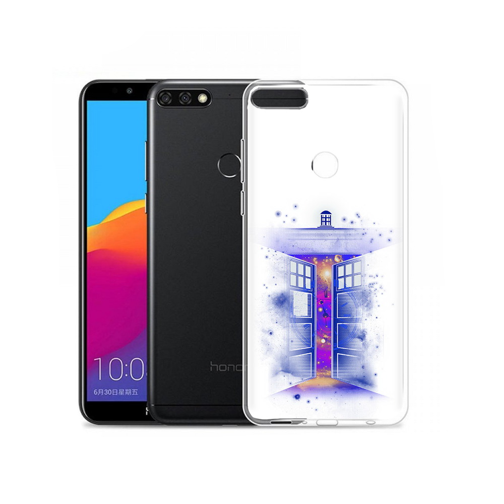 

Чехол MyPads Tocco для Honor 7C Pro фиолетовый уголок абстракция (PT113786.47.659), Прозрачный, Tocco