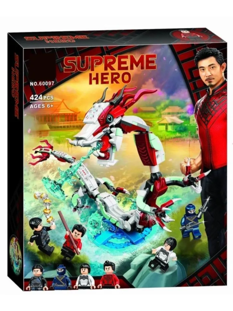

Конструктор BELA 60097 Super Heroes Битва в древней деревне 424 детали