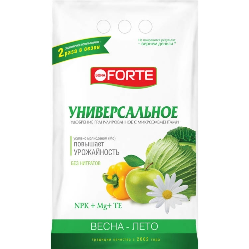 фото Минеральное удобрение комплексное bona forte универсальное весеннее bf23010131 2,5 кг