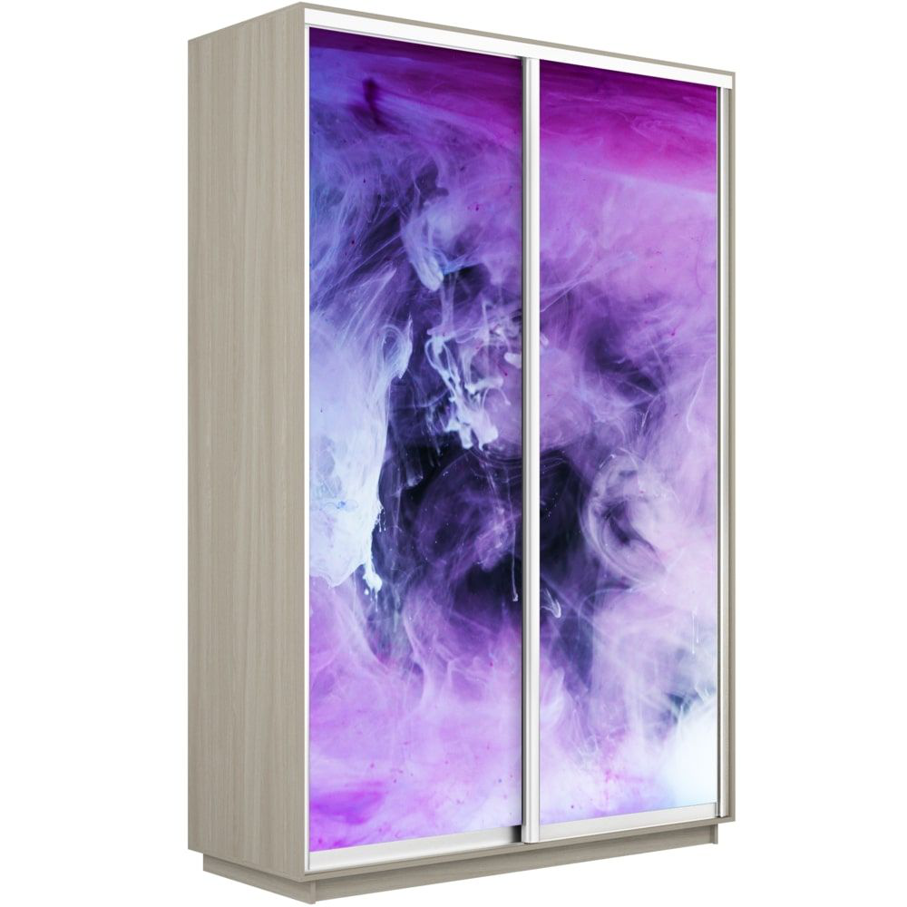 

Шкаф-купе Е1 Экспресс Фото дуо Ясень шимо светлый 140-240-60 1011