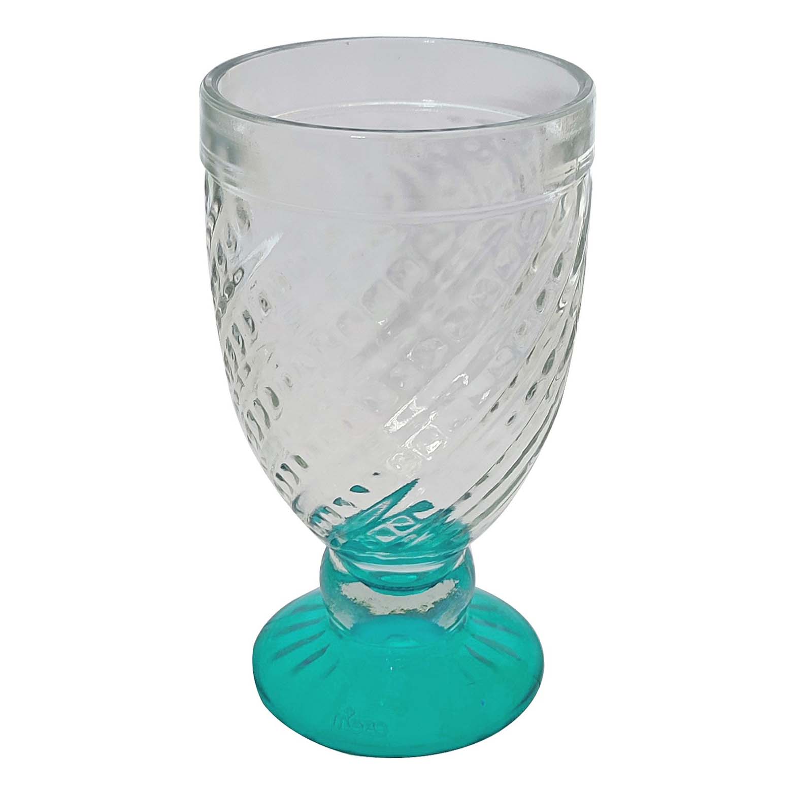 Бокал для напитков цветная ножка 335 мл в ассортименте