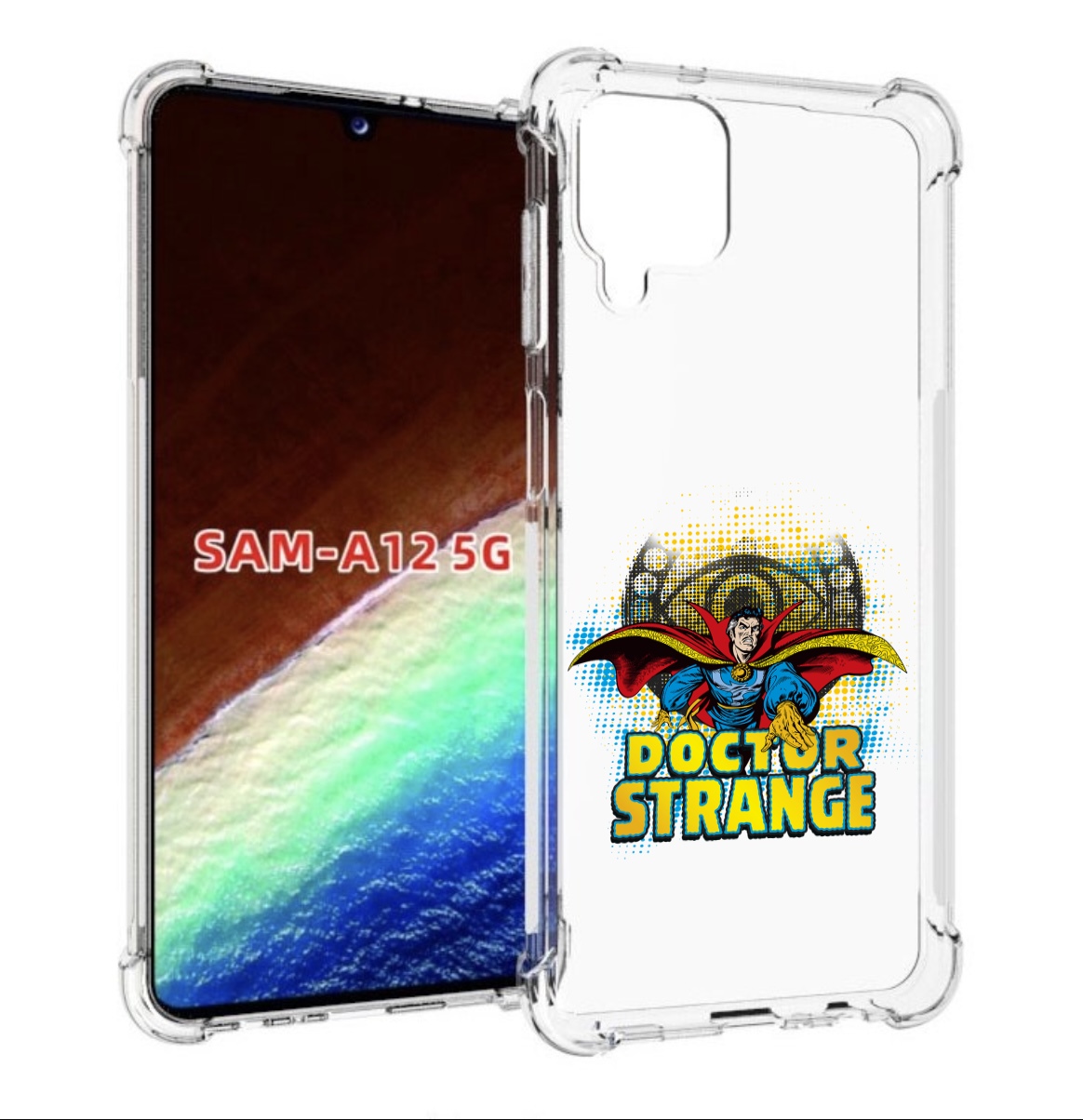 

Чехол MyPads доктор стренж рисунок для Samsung Galaxy A12 (SM-A125F) 2020/21, Прозрачный, Tocco