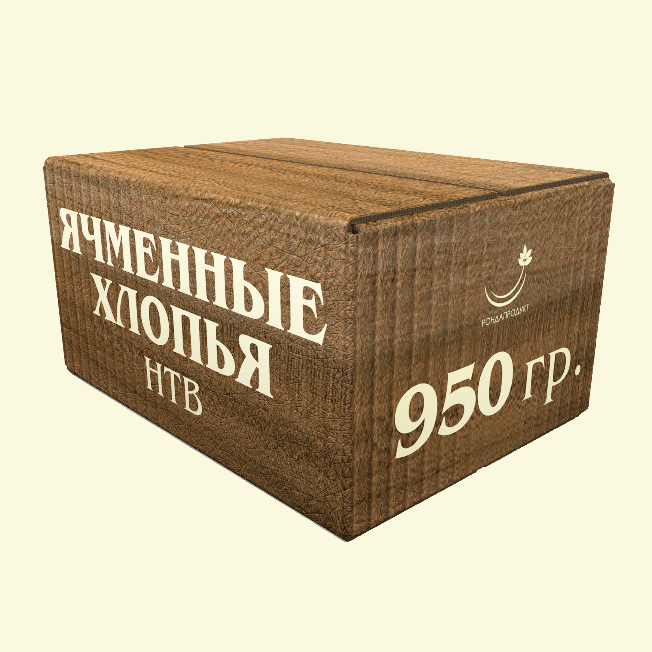 

Ячменные хлопья Рондапродукт не требующие варки, 0,95 кг, Ячменные хлопья
