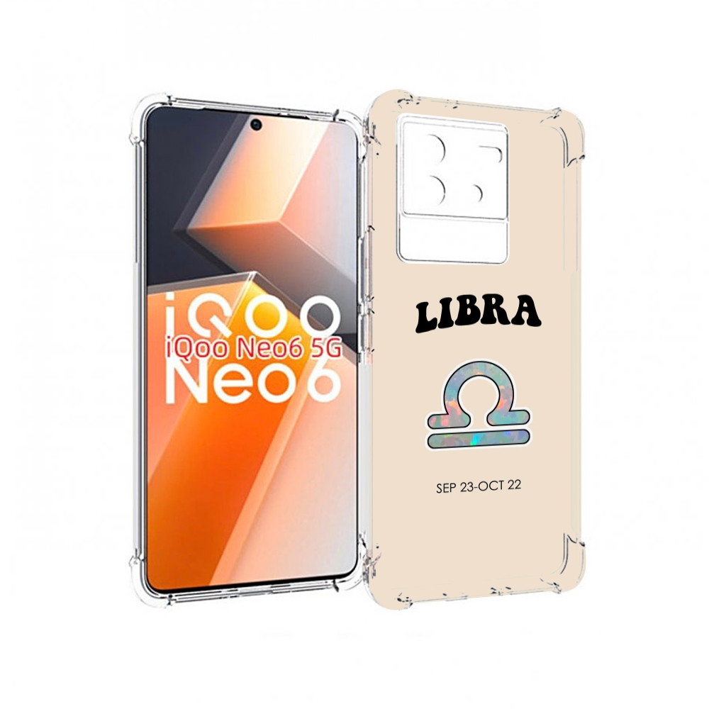 

Чехол MyPads знак-зодиака-весы-6 для Vivo iQoo Neo 6 5G, Прозрачный, Tocco