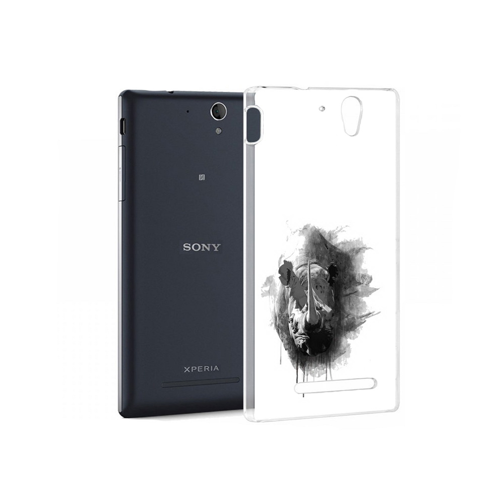 

Чехол MyPads Tocco для Sony Xperia C5 Ultra носорог (PT16261.253.523), Прозрачный, Tocco