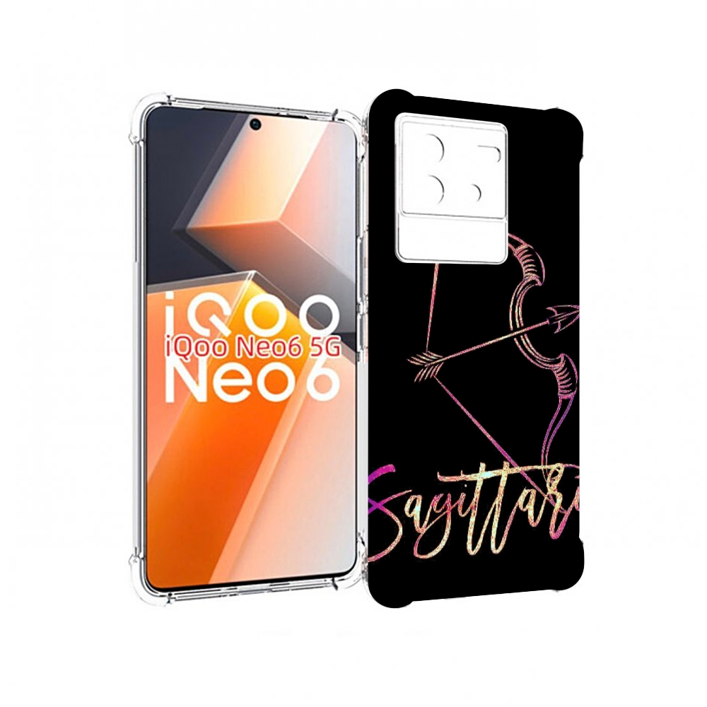 

Чехол MyPads знак зодиака стрелец 3 для Vivo iQoo Neo 6 5G, Прозрачный, Tocco