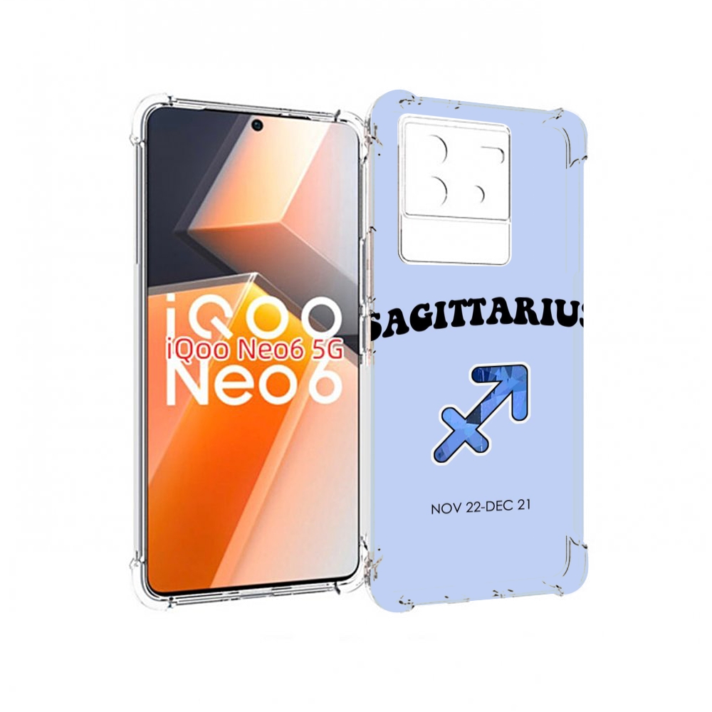 

Чехол MyPads знак зодиака стрелец 1 для Vivo iQoo Neo 6 5G, Прозрачный, Tocco