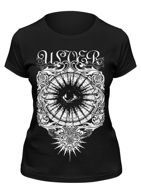 

Футболка женская Printio Ulver черная S, Черный, Ulver
