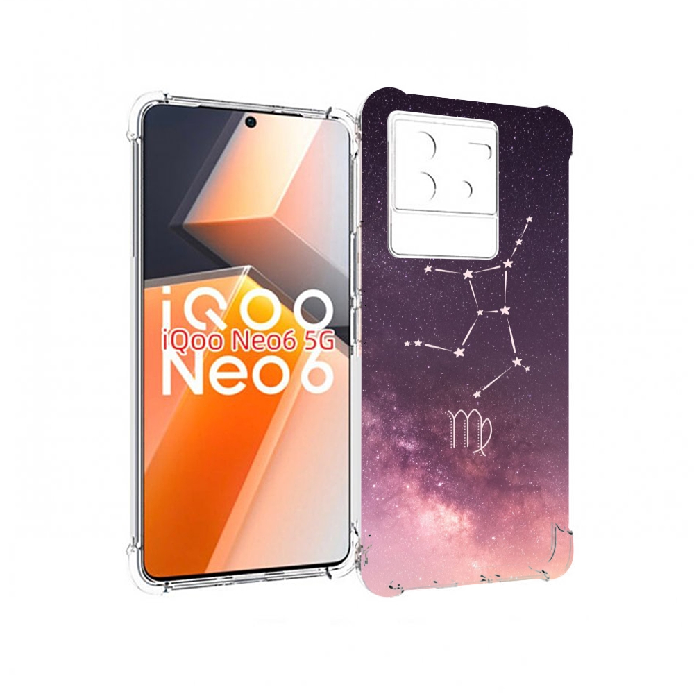 

Чехол MyPads знак зодиака дева 4 для Vivo iQoo Neo 6 5G, Прозрачный, Tocco