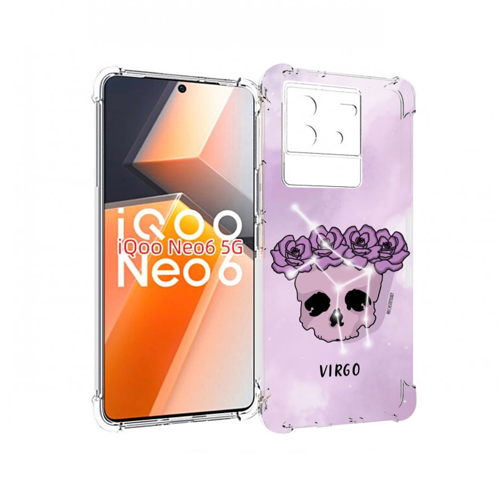 

Чехол MyPads знак зодиака дева 2 для Vivo iQoo Neo 6 5G, Прозрачный, Tocco