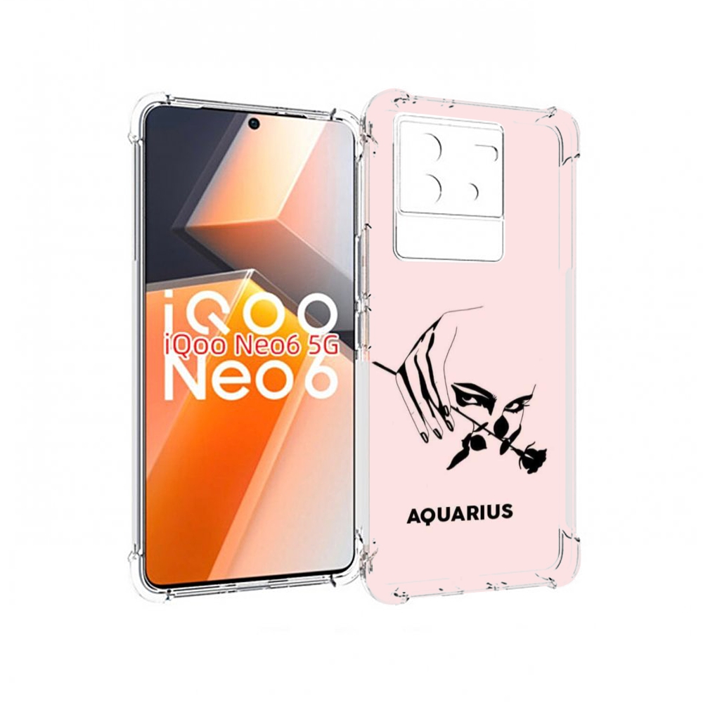 

Чехол MyPads знак зодиака водолеи 3 для Vivo iQoo Neo 6 5G, Прозрачный, Tocco