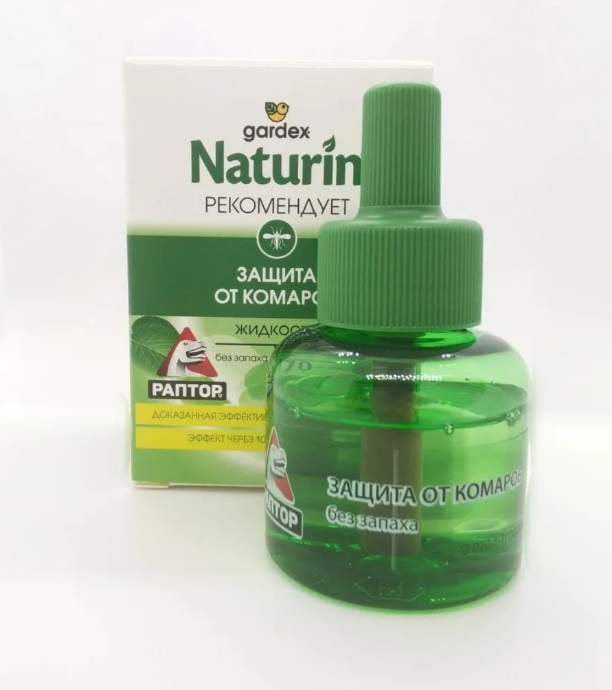 

Жидкость от комаров Раптор Naturin 70 ночей 1 шт