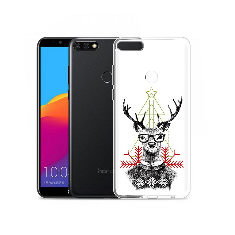 

Чехол MyPads Tocco для Honor 7C Pro умный олень (PT113786.47.652), Прозрачный, Tocco