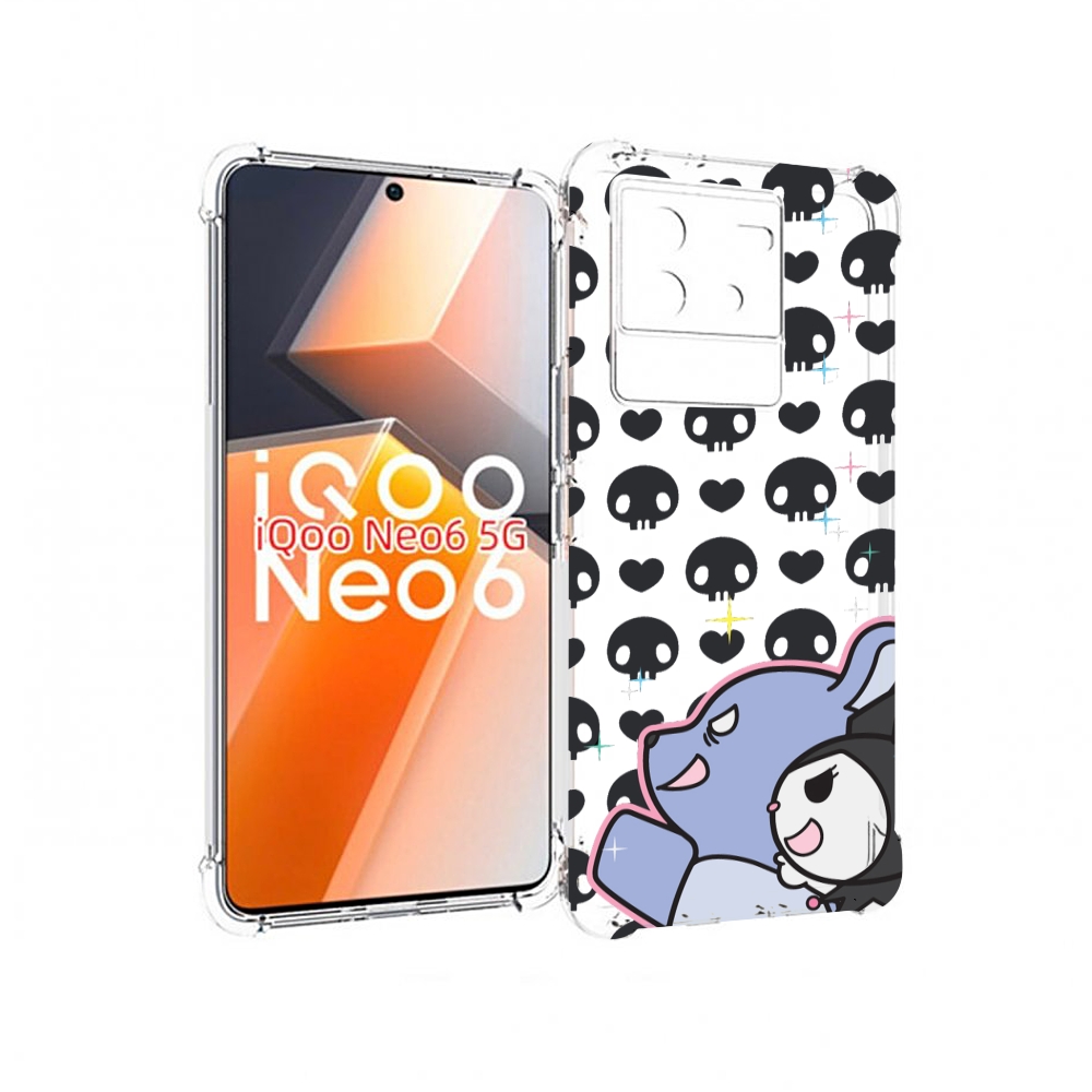 

Чехол MyPads злые-мини-животные детский для Vivo iQoo Neo 6 5G, Прозрачный, Tocco