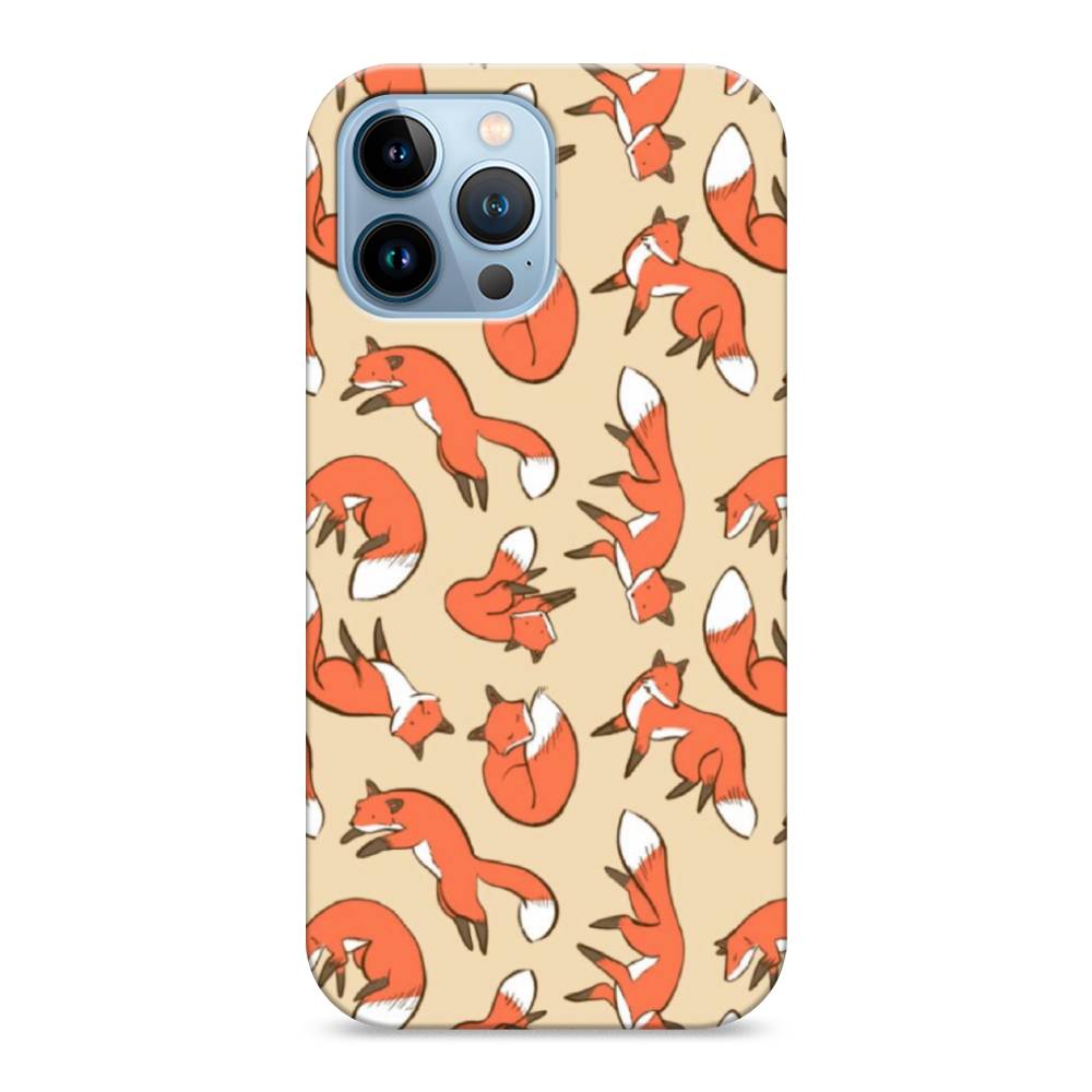 

Пластиковый чехол "Лисички фон" на Apple iPhone 13 Pro Max, 14420-2