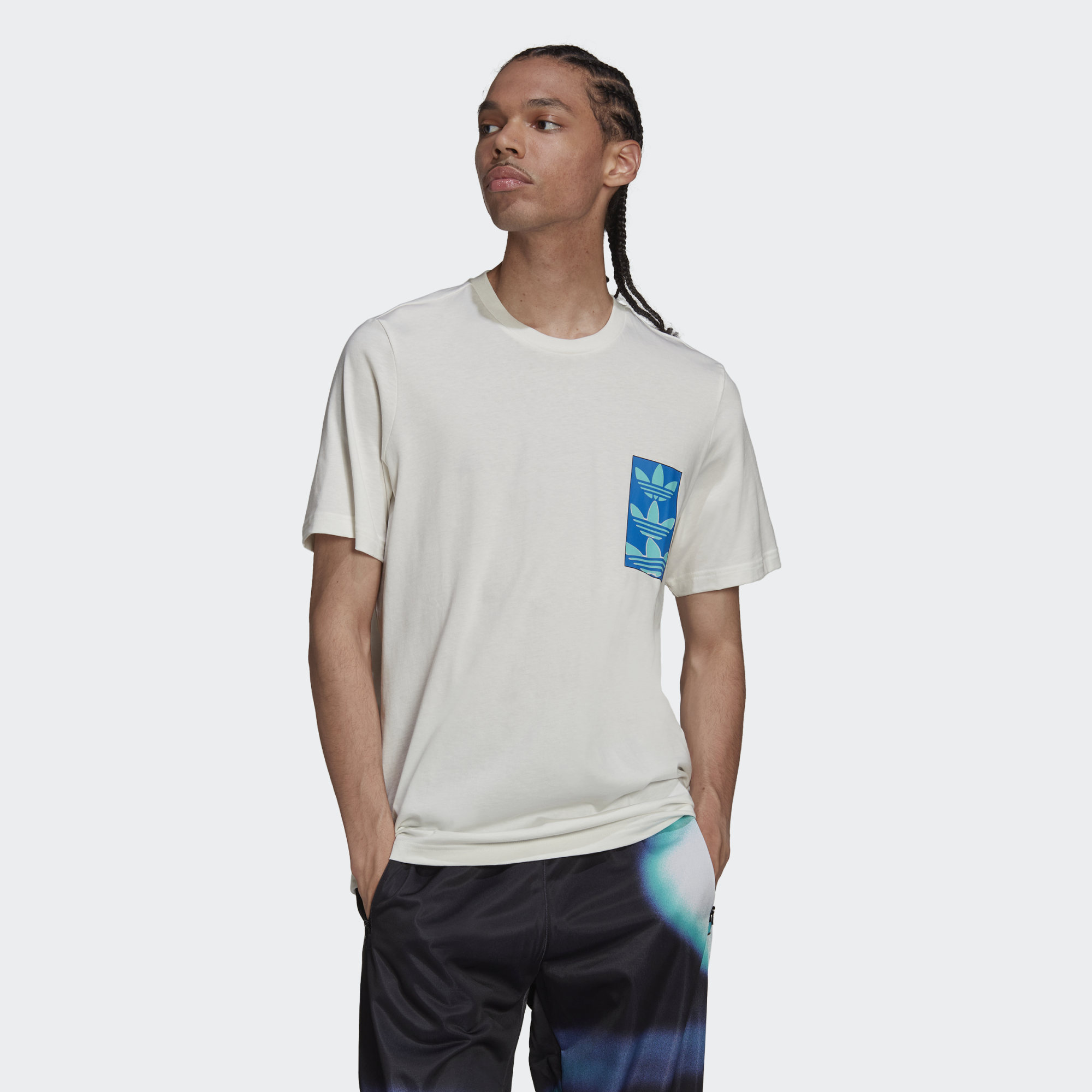 

Футболка мужская Adidas HC7186 белая S, Белый, HC7186