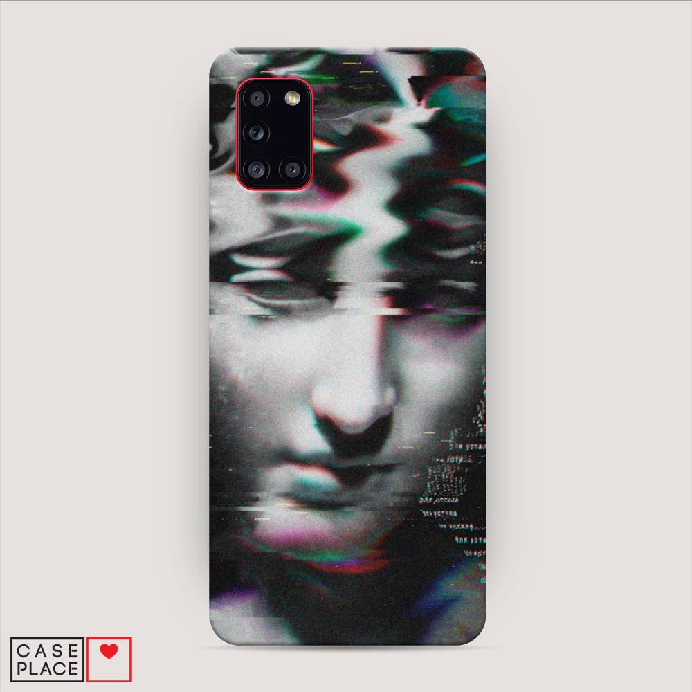 фото Пластиковый чехол "glitch art" на samsung galaxy a31 awog