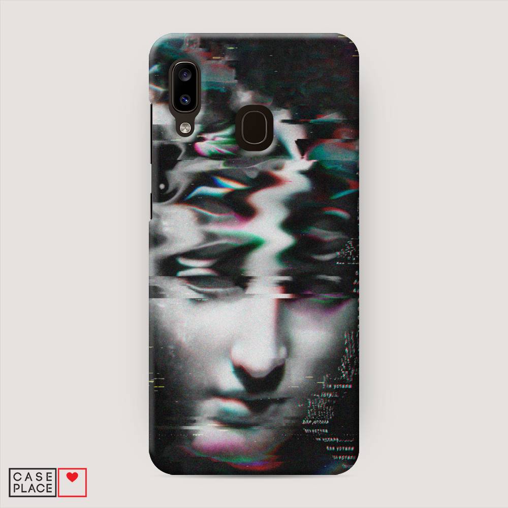 фото Пластиковый чехол "glitch art" на samsung galaxy a30 awog