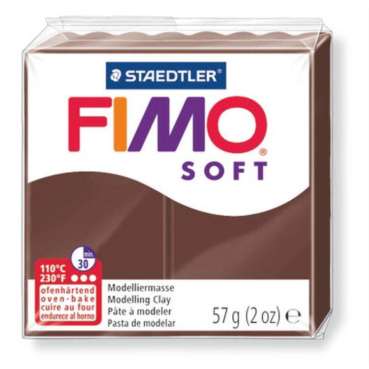 Полимерная глина FIMO Soft 8020-75 шоколадный, 57 г