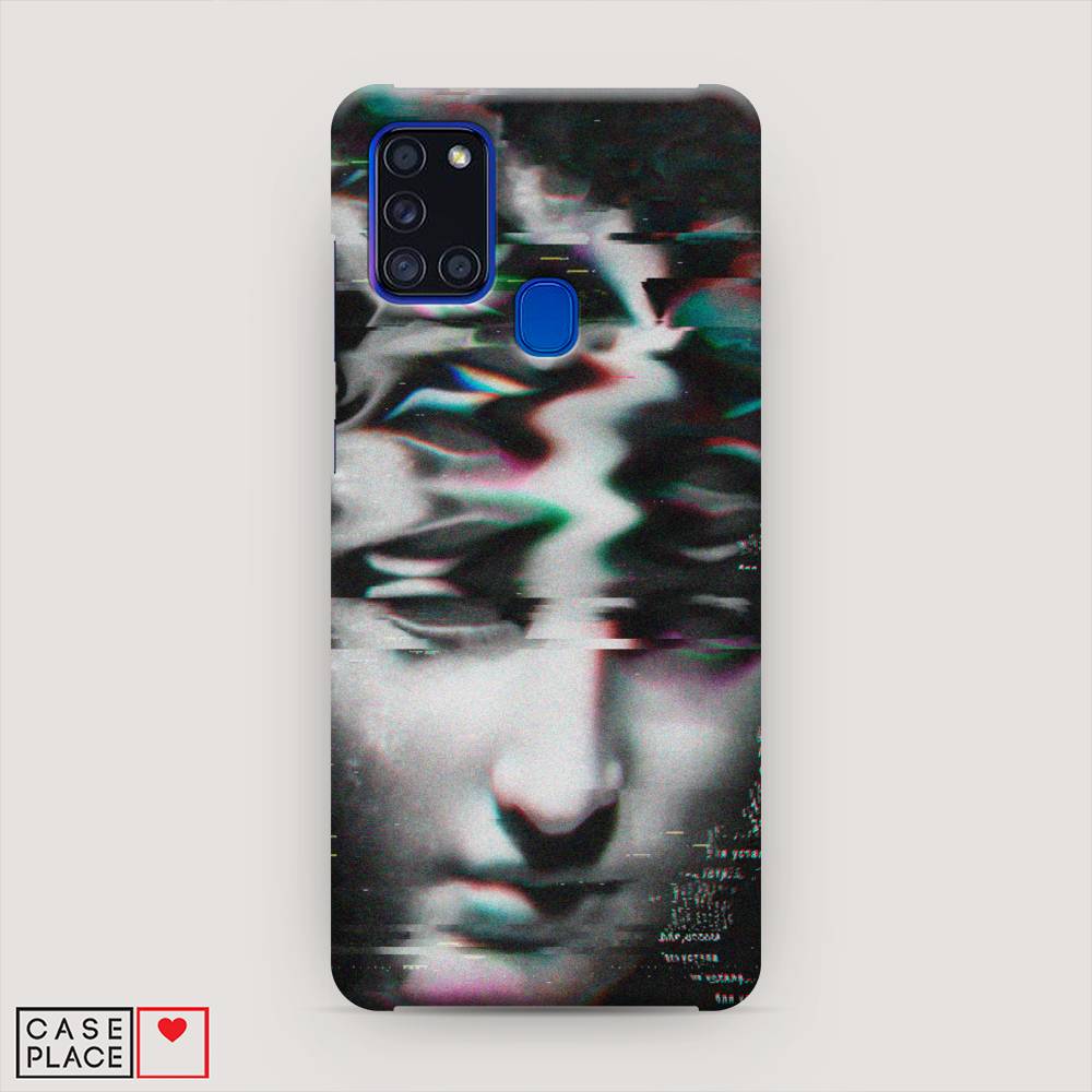 фото Пластиковый чехол "glitch art" на samsung galaxy a21s awog