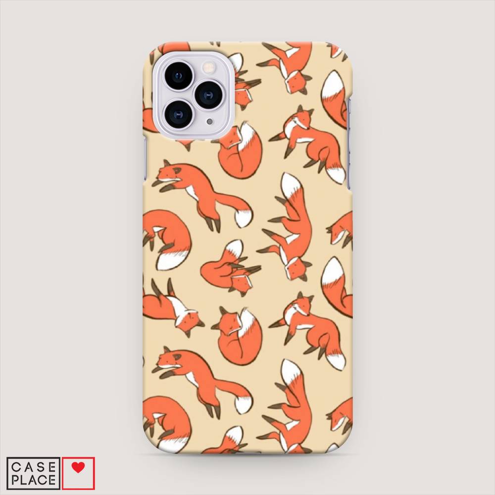 

Пластиковый чехол "Лисички фон" на Apple iPhone 11 Pro Max, 12220-2