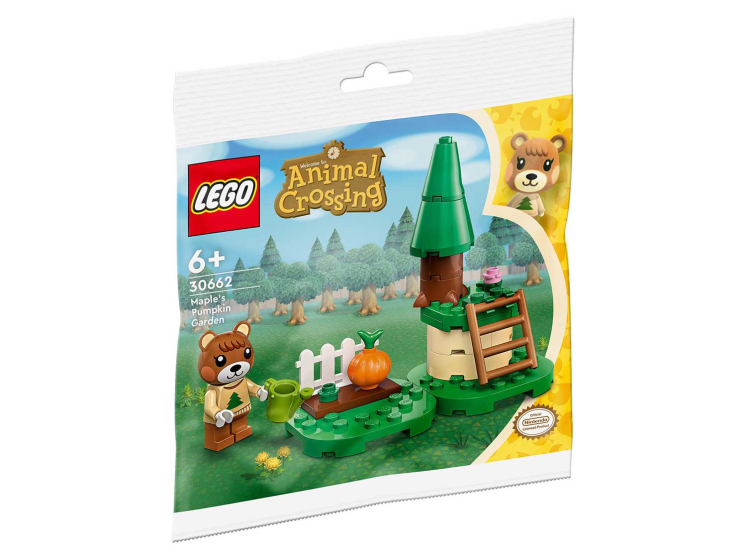 Конструктор Lego polybag Animal Crossing: Тыквенный сад Мэйпл 30662, 29 дет фигурный деревянный пазл animal art фламинго 118 деталей