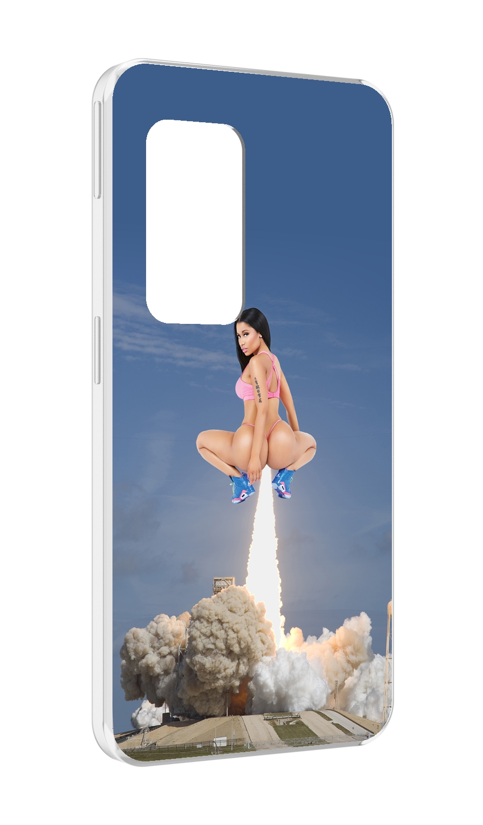 

Чехол MyPads ники-минаж-ракета детский для UleFone Power Armor X11 Pro, Прозрачный, Tocco