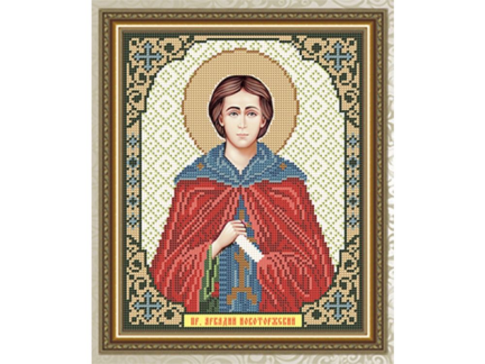 

Рисунок на ткани «Преподобный Аркадий Новоторжский»