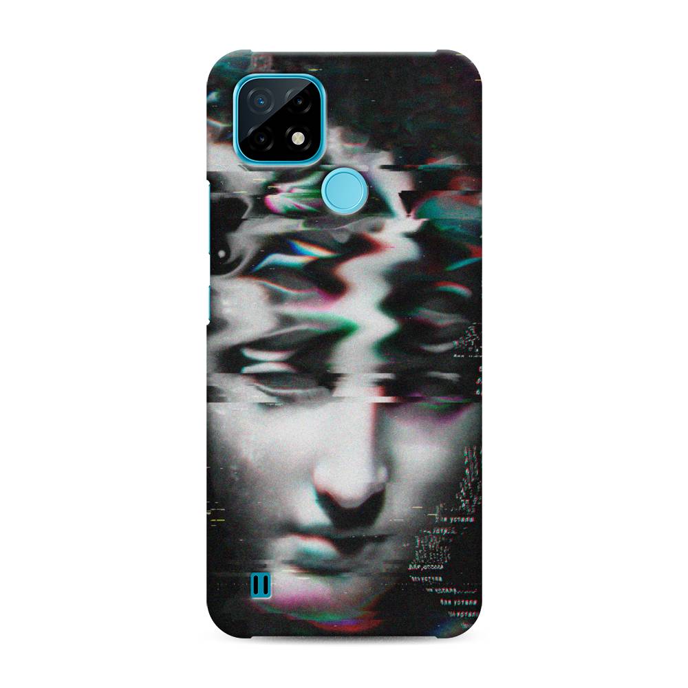 

Пластиковый чехол "Glitch Art" на Realme C21, 254920-7