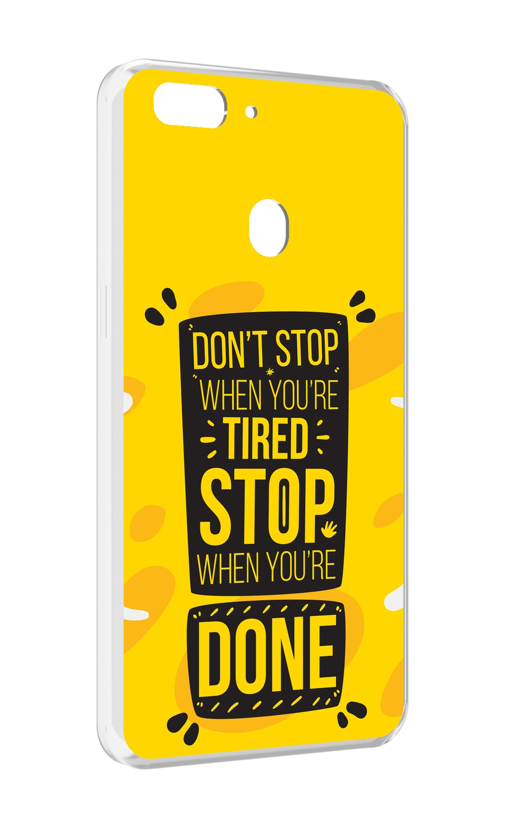 

Чехол MyPads yellow-done для Oppo Realme 2, Прозрачный, Tocco