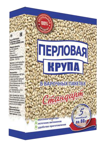 

Крупа перловая Метака 80 г х 5 шт