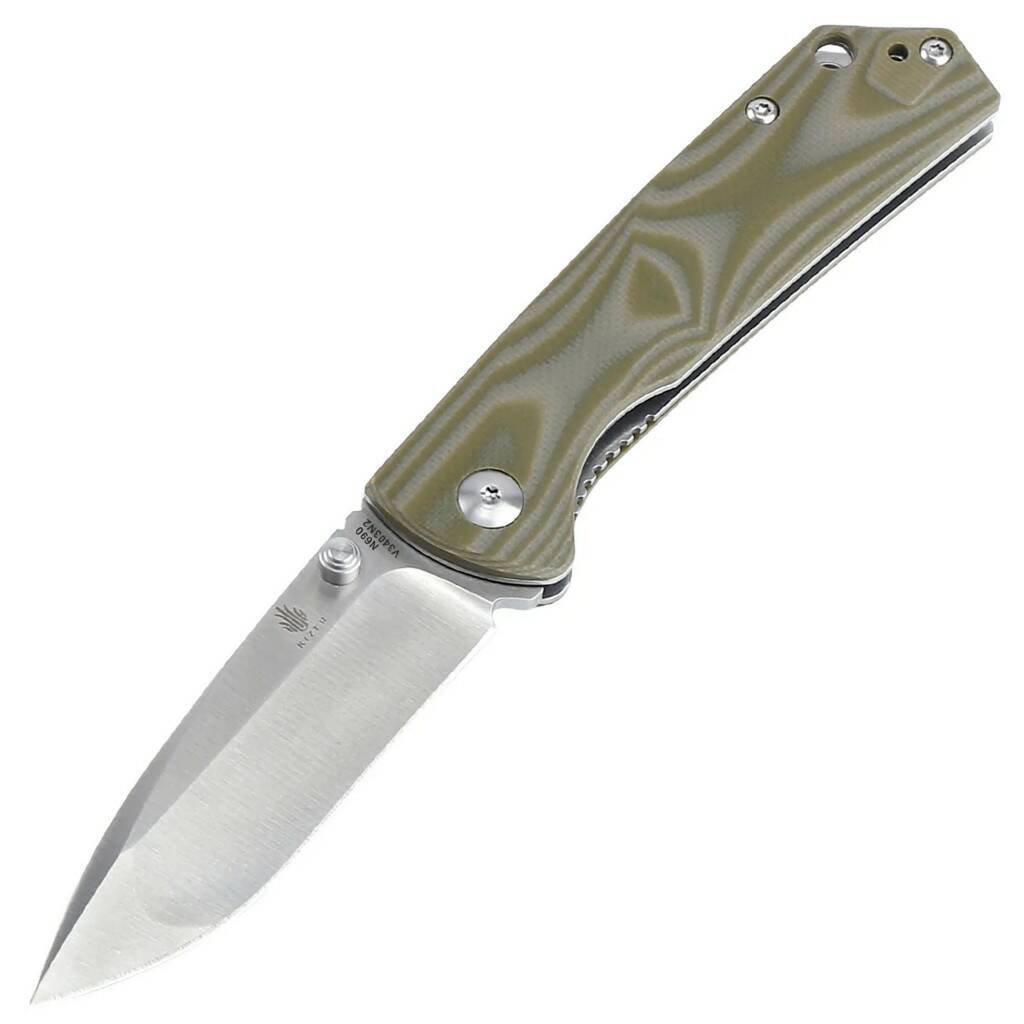 фото Туристический нож kizer knives v3 vigor, зеленый