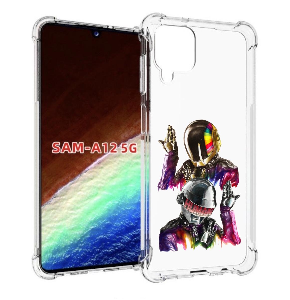 

Чехол MyPads диско космонавты для Samsung Galaxy A12 (SM-A125F) 2020/21/A12 Nacho SM-A127F, Прозрачный, Tocco