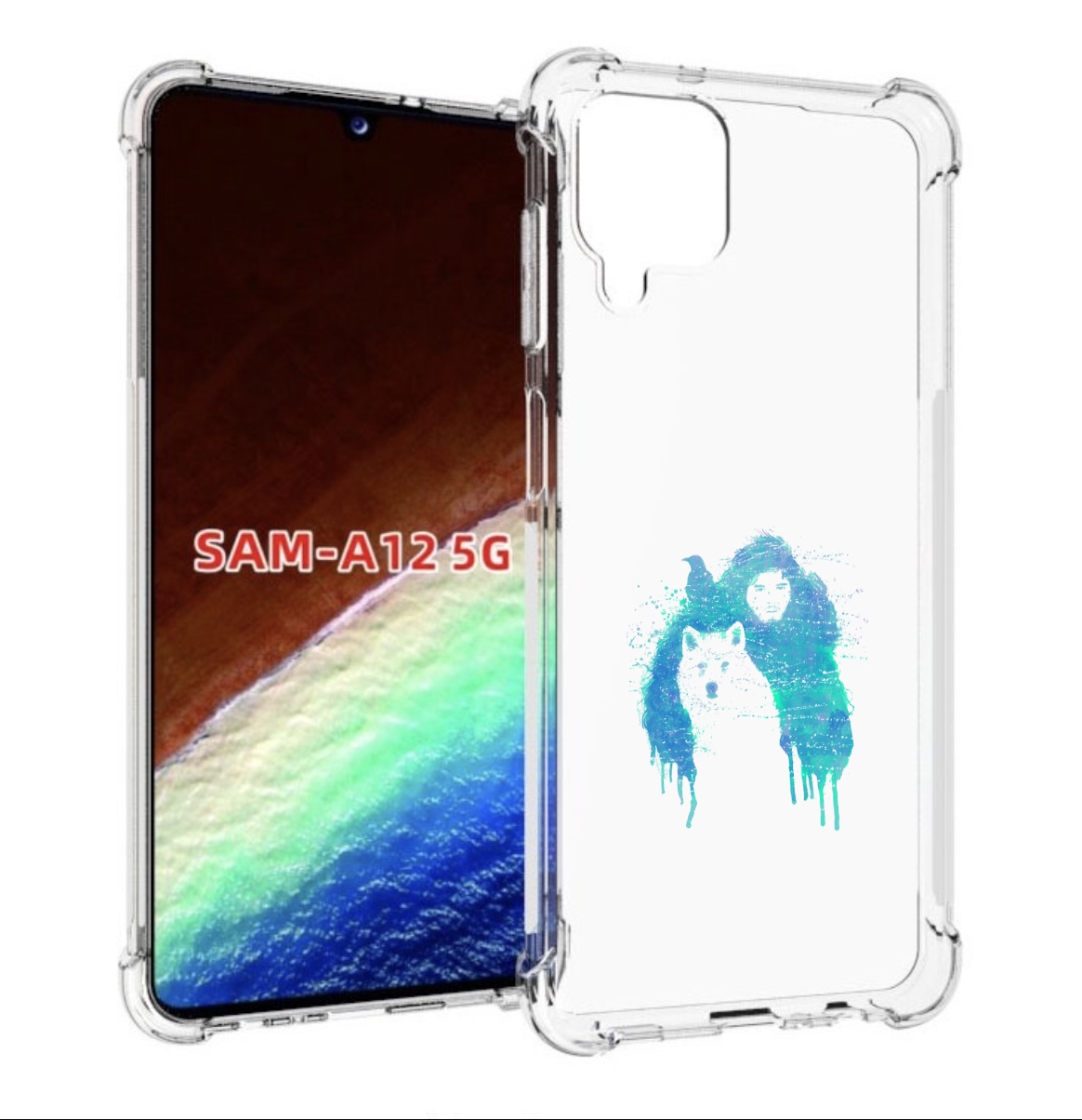 

Чехол MyPads джон сноу для Samsung Galaxy A12 (SM-A125F) 2020/21/A12 Nacho SM-A127F, Прозрачный, Tocco