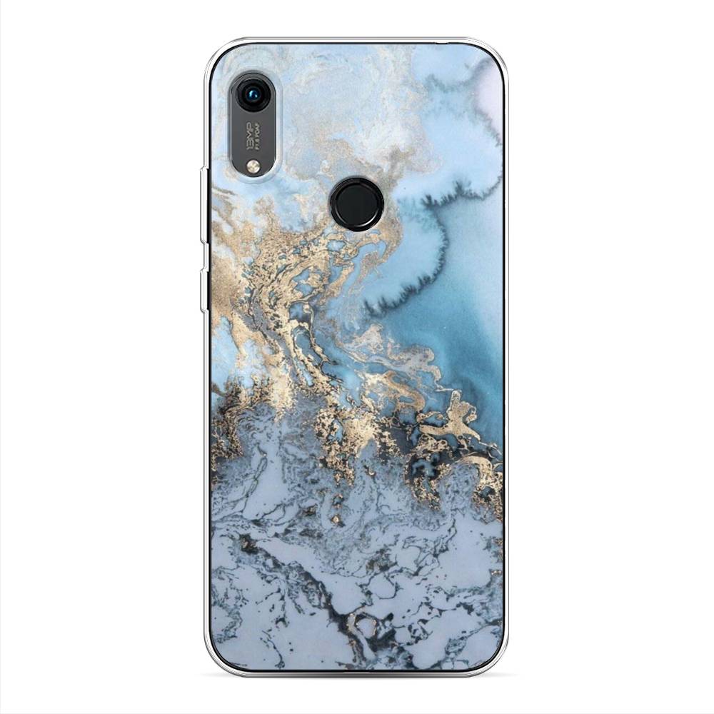 фото Чехол awog "морозная лавина синяя" для honor 8a (8a pro/prime)