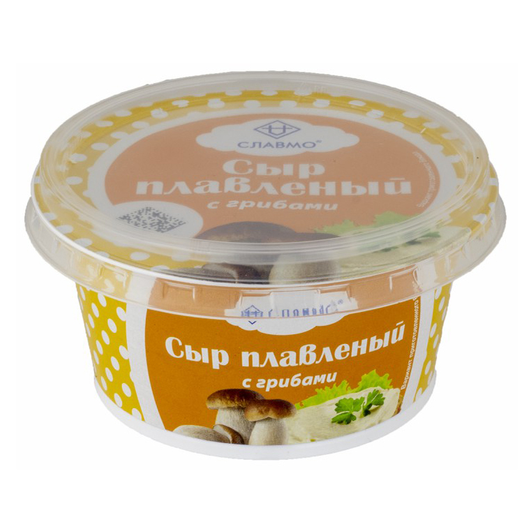 

Плавленый сыр Славмо с грибами 35% БЗМЖ 140 г