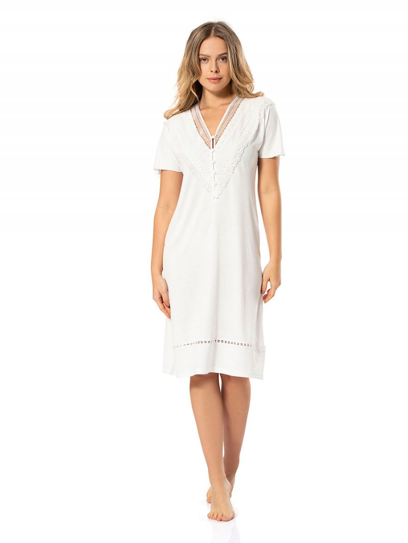 

Ночная сорочка женская Turen 3282 белая XL, Белый, 3282