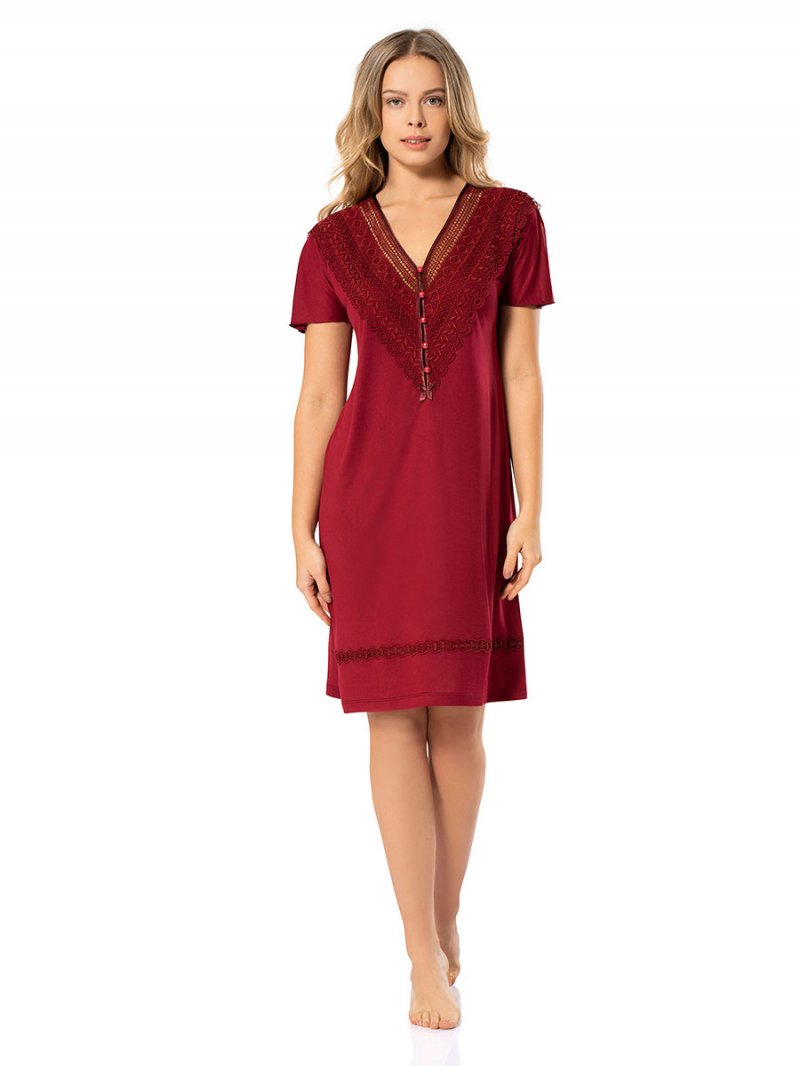 

Ночная сорочка женская Turen 3282 красная XXL, 3282